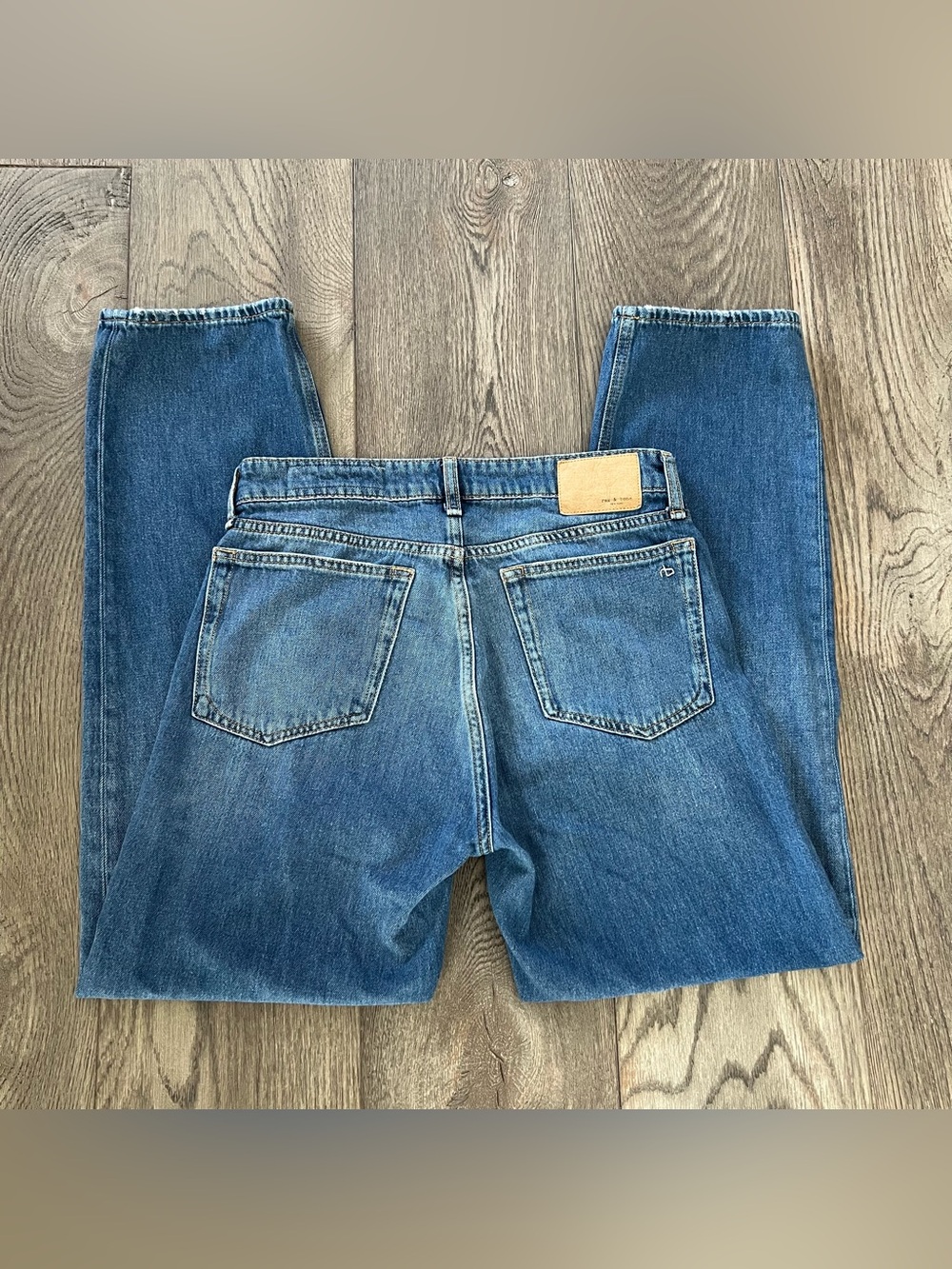 RAG & BONE Dre Low Rise Slim Boyfriend Denim Blue Jeans Size 26 - Picture 7 of 12